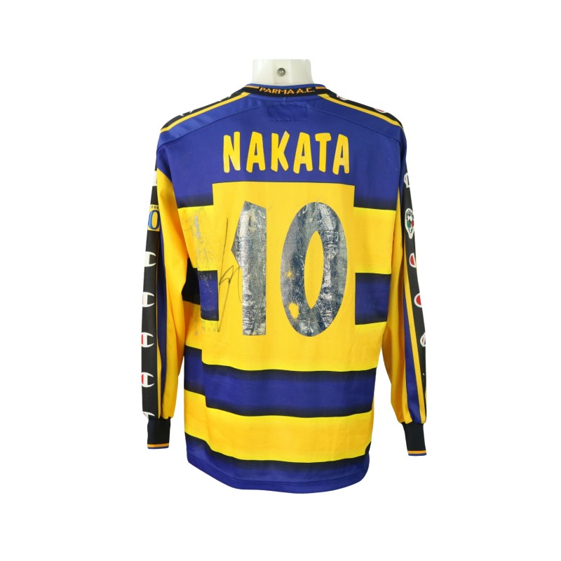 Maglia Nakata Parma, preparata 2002/03 - Autografata