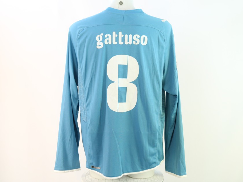 Gattuso's Italy vs USA Match-Issued Shirt, Confederations Cup 2009