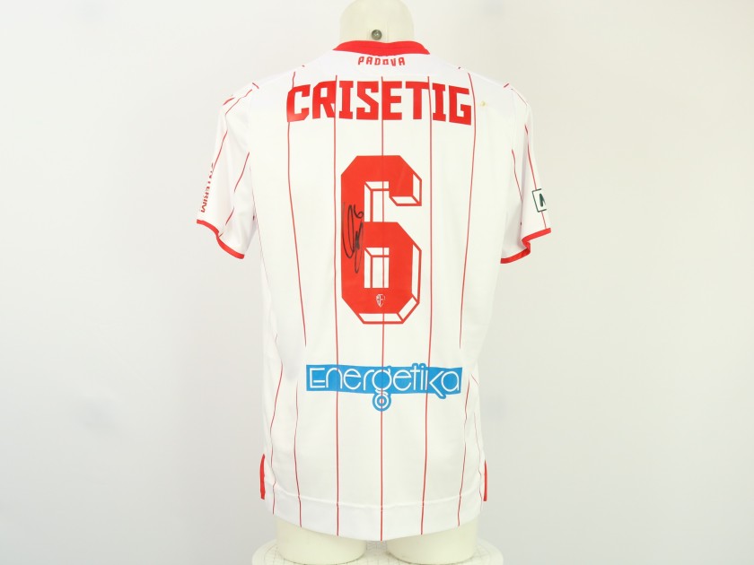 Crisetig's unwashed Signed Shirt, Padova vs Arzignano Valchiampo 2024 