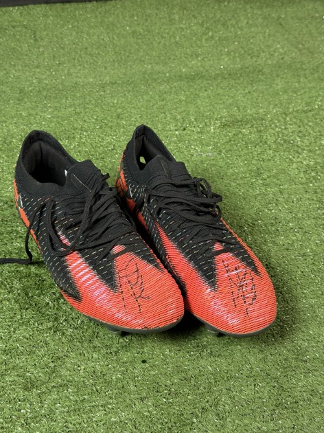 Tait's Sudtirol Signed Match-Worn Under Armour Football Shoes, 2025/26
