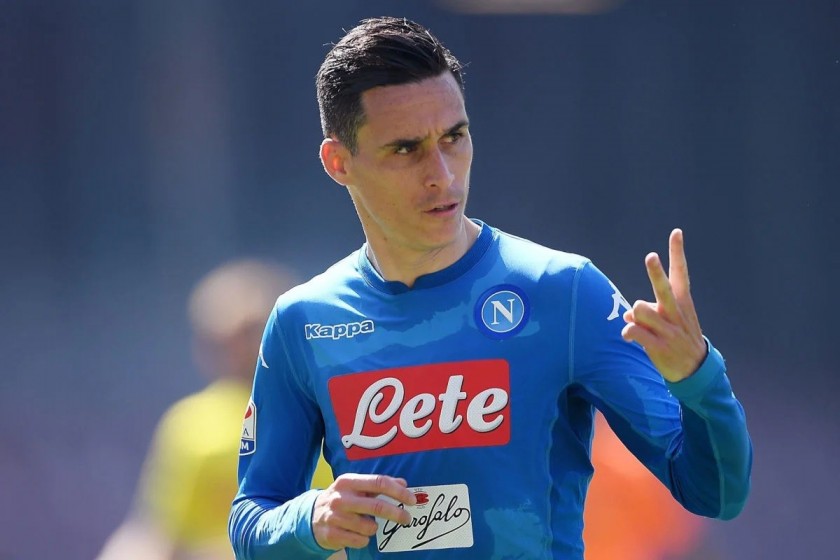 Official Callejon Napoli Signed Shirt, 2017/18 