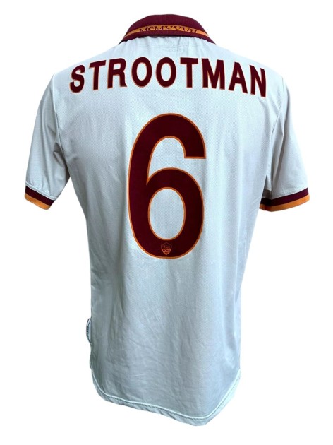 Strootman's Issued Shirt, Milan vs Roma 2013 - Sponsor Telethon