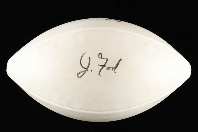 President Gerald Ford Signed Football