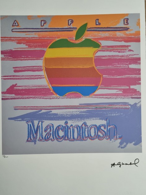 Andy Warhol Signed "Apple Macintosh" 