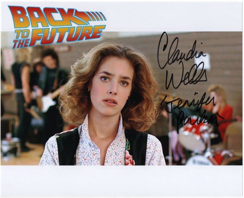 Back to the Future - Photograph Signed by Claudia Wells