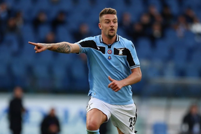 Milinkovic-Savic's Lazio Match Shirt, 2019/20