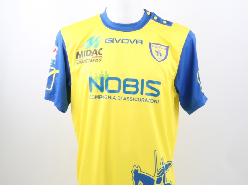 Castro Chievo Match Worn Shirt, Serie A 2016/17