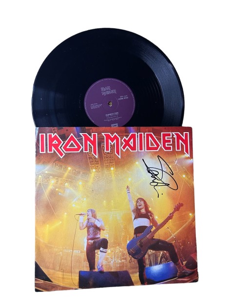 Vinile autografato di Steve Harris degli Iron Maiden - CharityStars