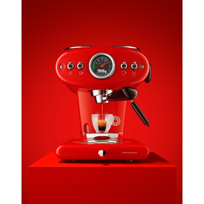 Illy X1 Iperespresso Coffee Machine – 1935 Anniversary Edition – Red Color