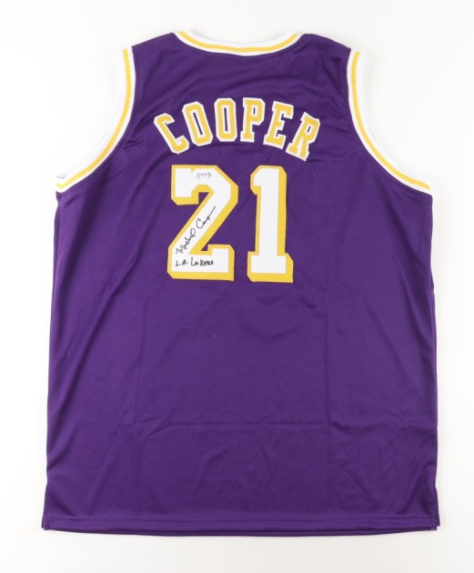 Michael Cooper  Signed Jersey