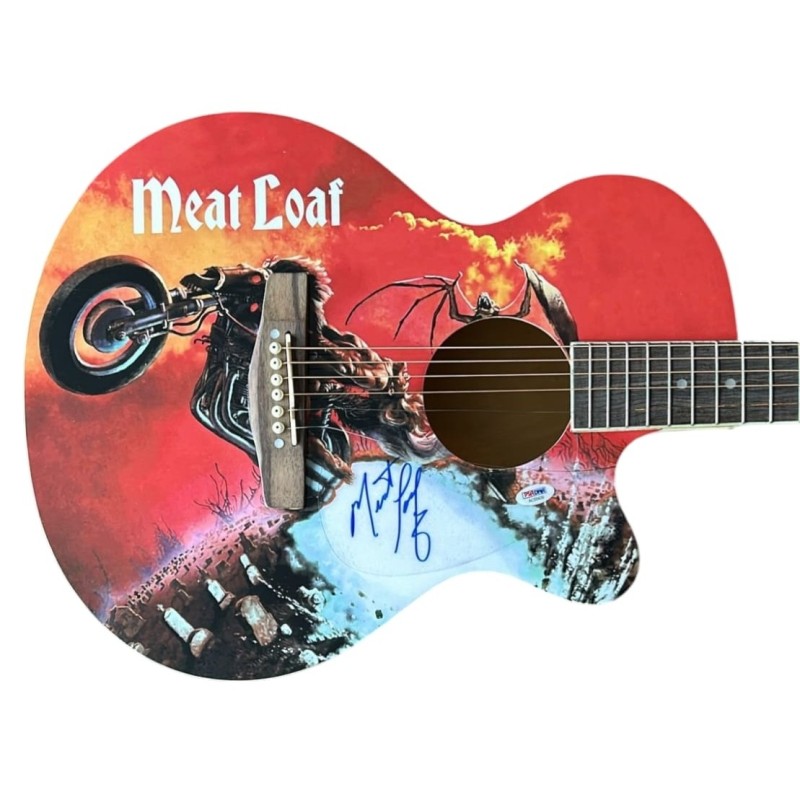 Meat Loaf Signed Electric Guitar