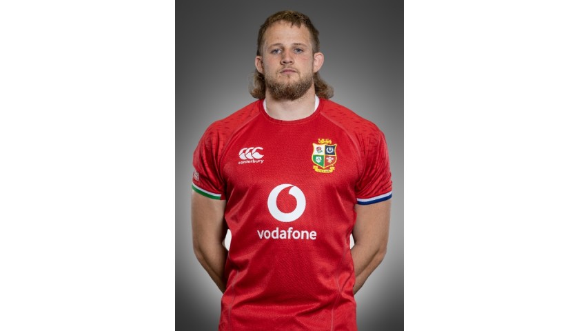 Lions 2021 Test Shirt - Worn and Signed by Jonny Hill