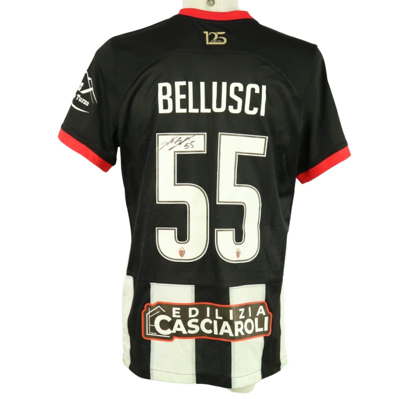 Bellusci's unwashed Signed Shirt, Ascoli vs Cremonese 2024