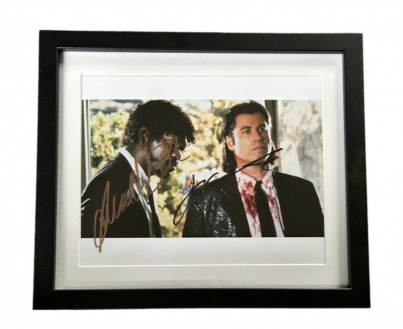 Pulp Fiction Cast Signed and Framed Photograph