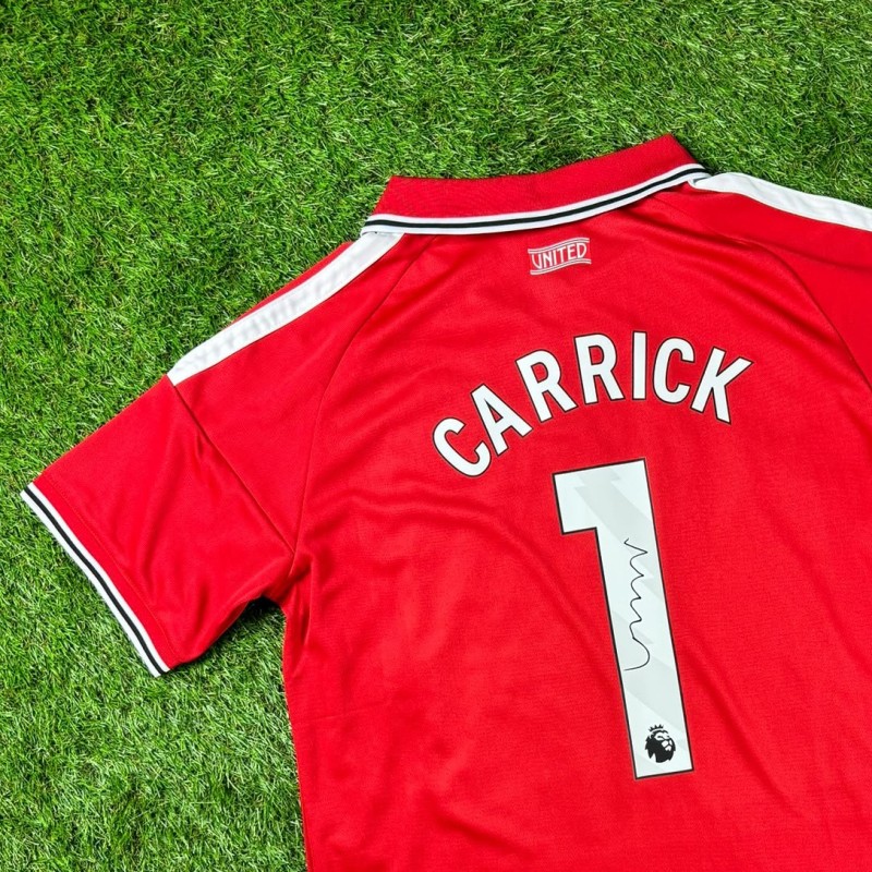Michael Carrick Signed Manchester United 2026-27 Home Football Shirt COA