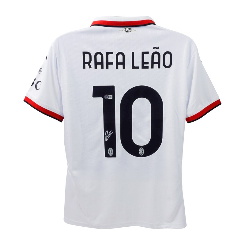 Rafael Leao's AC Milan Signed Replica Shirt