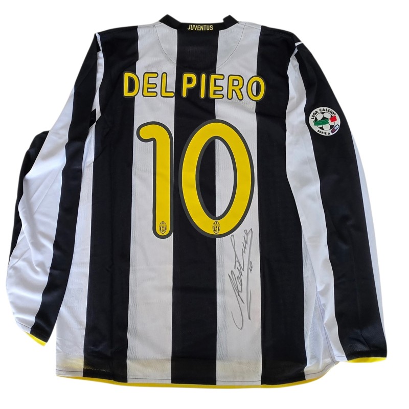 Del Piero's Signed Match-Issued Shirt, Inter vs Juventus 2008