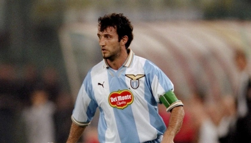 Favalli's Lazio Worn Shirt, UCL 1999/00