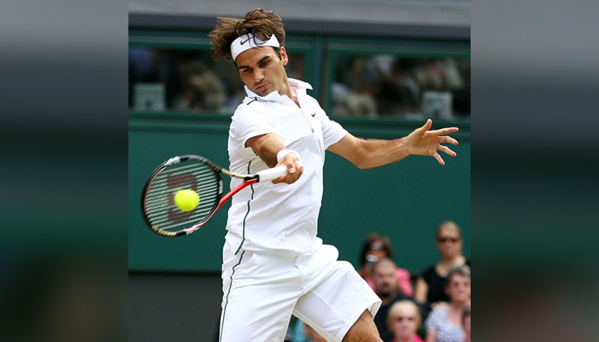 Federer's Signed Match Shirt, Wimbledon 2011