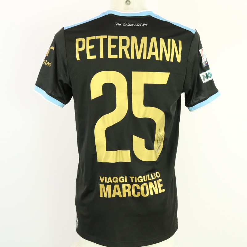 Petermann's Unwashed Signed Shirt, Rimini vs Virtus Entella 2024