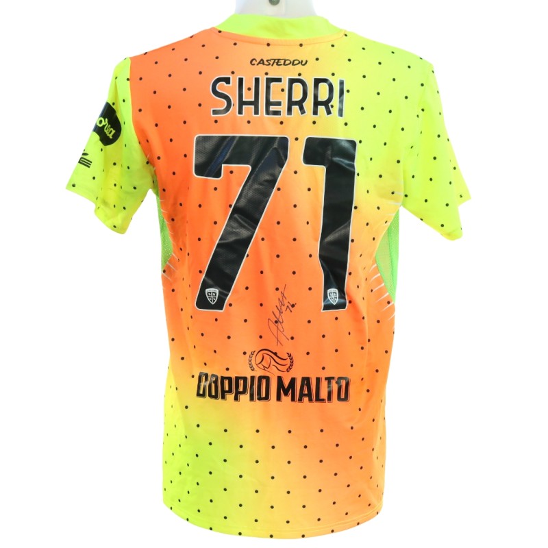 Sherri's Signed Unwashed Shirt, Genoa vs Cagliari 2024