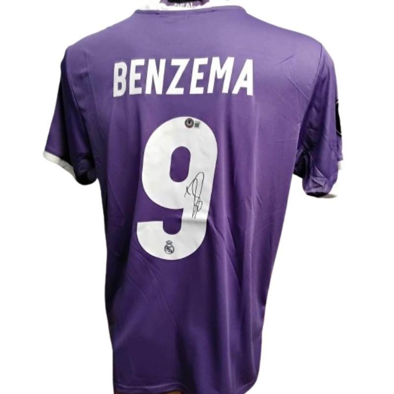 Benzema Replica Signed Shirt, Real Madrid vs Juventus UCL Final 2017