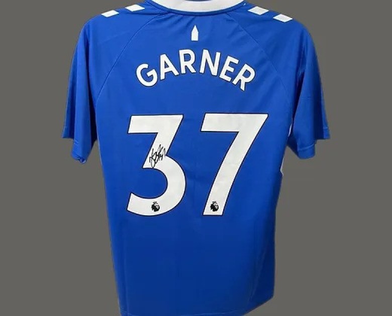 James Garner's Everton 2022/23 Signed and Framed Shirt