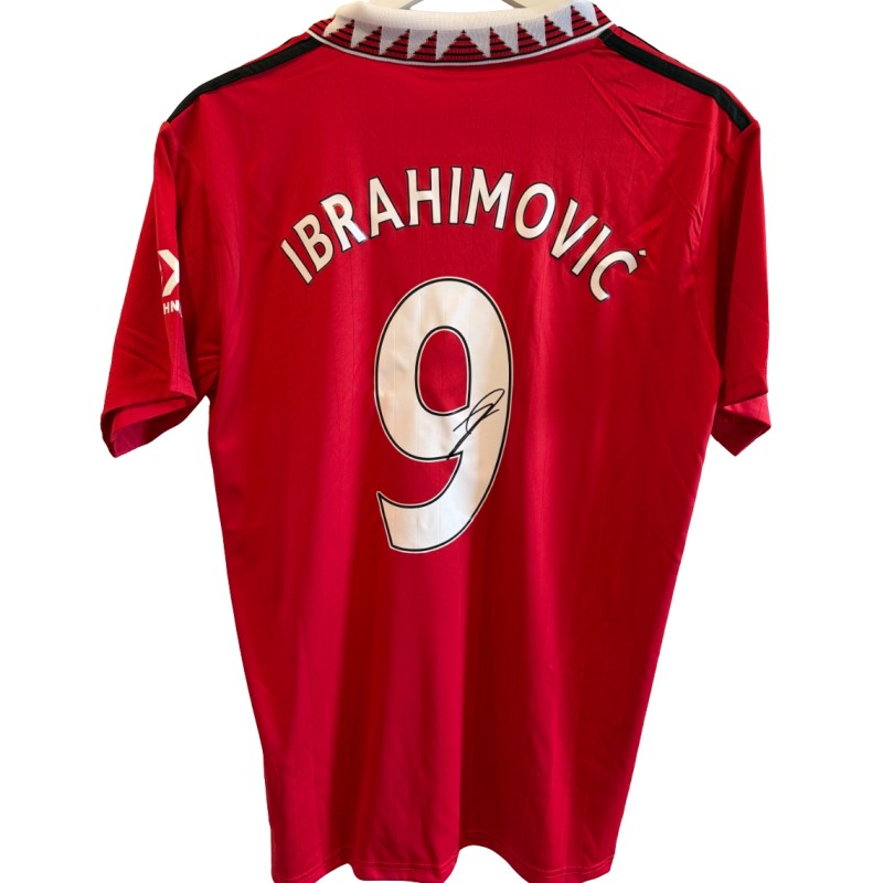 Zlatan Ibrahimovic's Manchester United 2022/23 Signed Shirt 