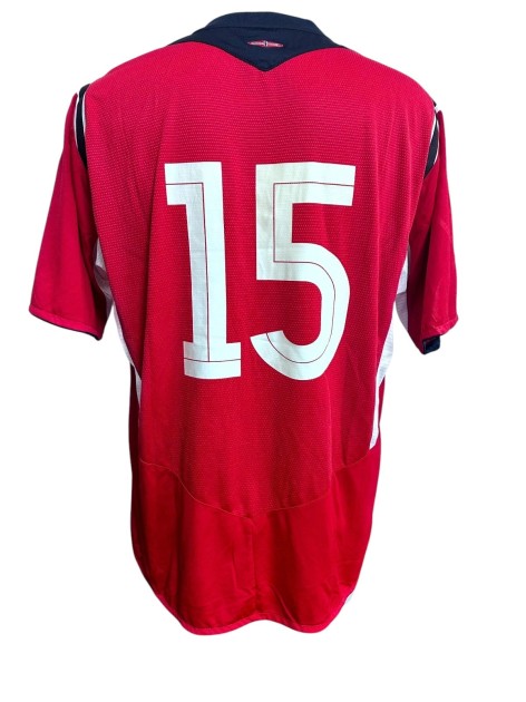 Italy vs Norway Match-Worn Shirt, FIFA World Cup 2006 Qualifiers