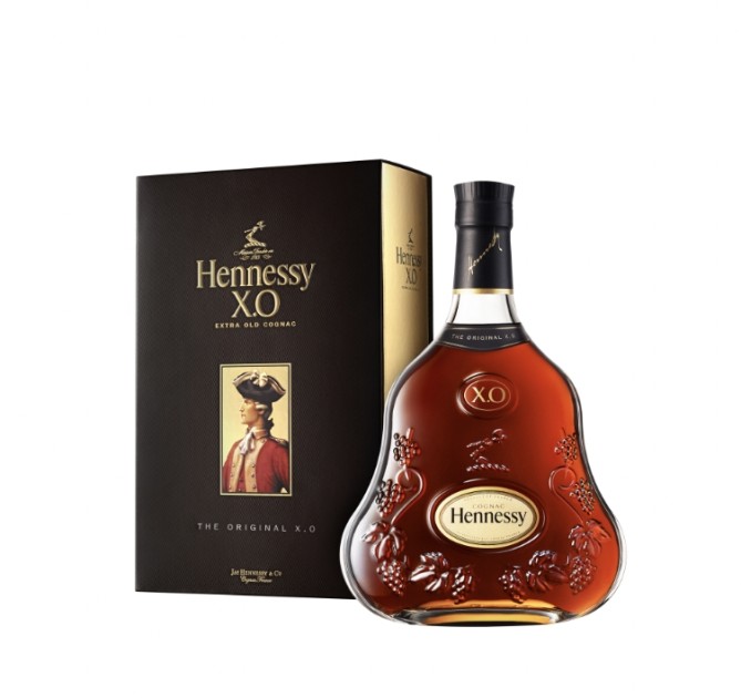 Bottiglia Hennessy X.O Astucciato