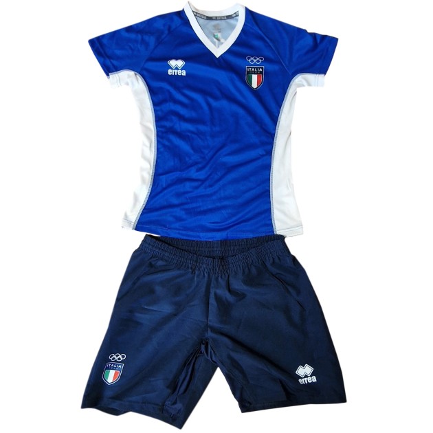 Paris 2024 Olympics - Chiara Rebagliati's Competition Uniform with Dedication Ticket