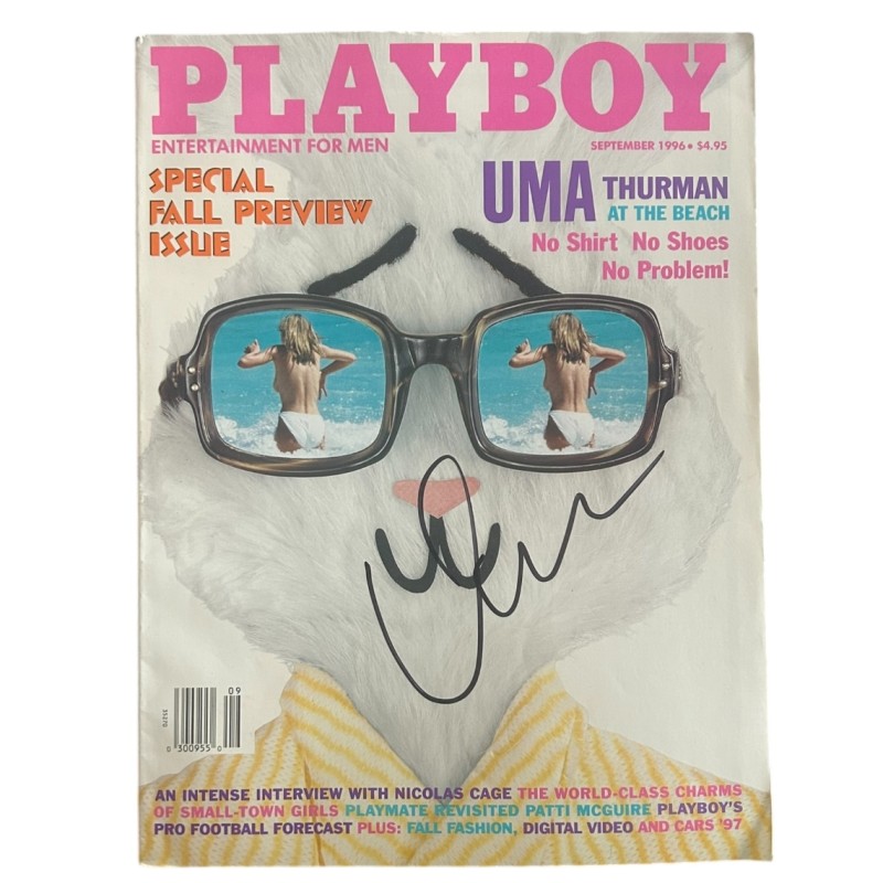 Uma Thurman ha firmato la rivista Playboy