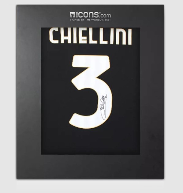 Giorgio Chiellini's Juventus 2023/24 Signed Shirt In Deluxe Packaging