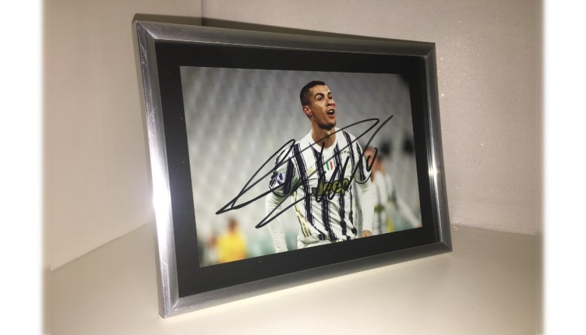 Fotografia autografata da Cristiano Ronaldo