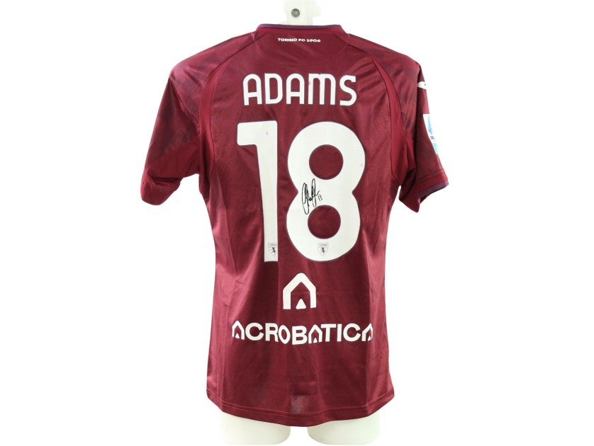 Adams' Signed Unwashed Shirt, Torino vs Cagliari 2025