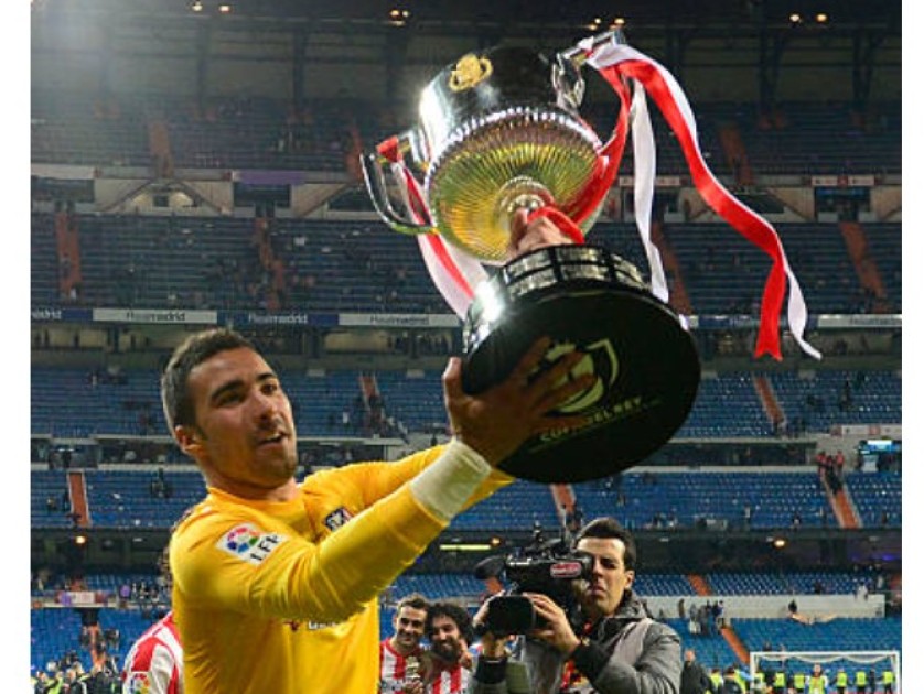 Asenjo's Atletico Madrid Match Shirt, 2012/13