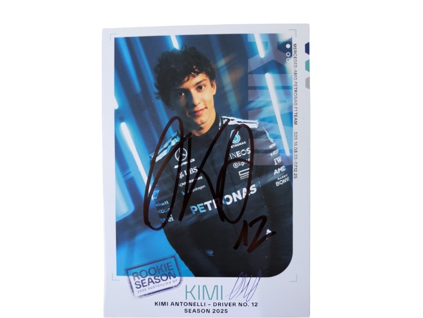 Photograph - Signed by Kimi Antonelli
