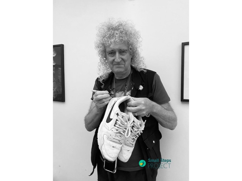 Brian May's Worn and Signed Shoes