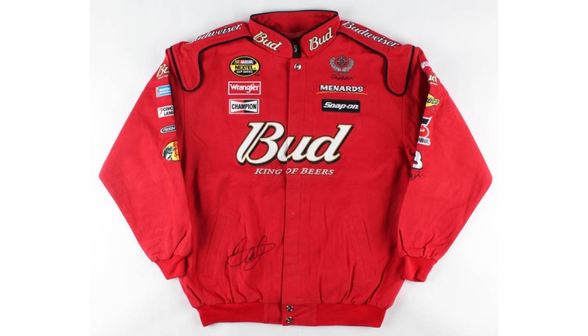 Dale Earnhardt Jr. Signed Budweiser Chase Authentic Driver's Suit Jacket