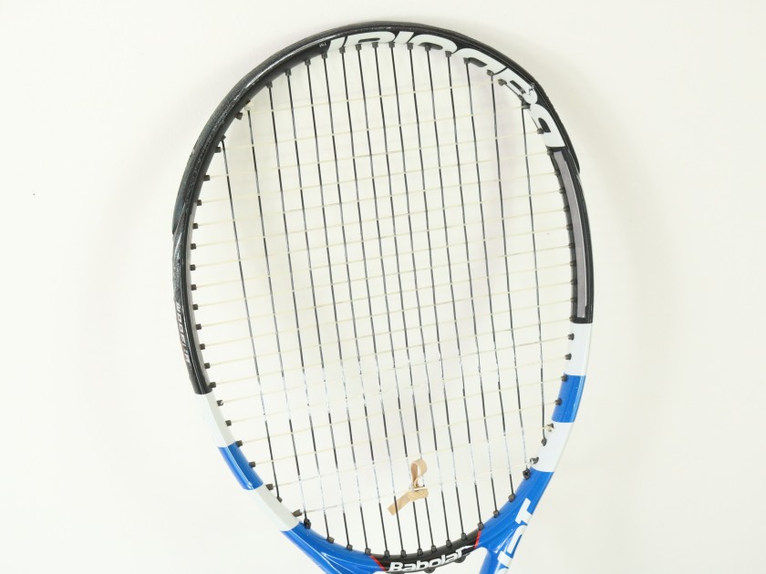 Racchetta da tennis Babolat Pure Drive usata e autografata da Andy