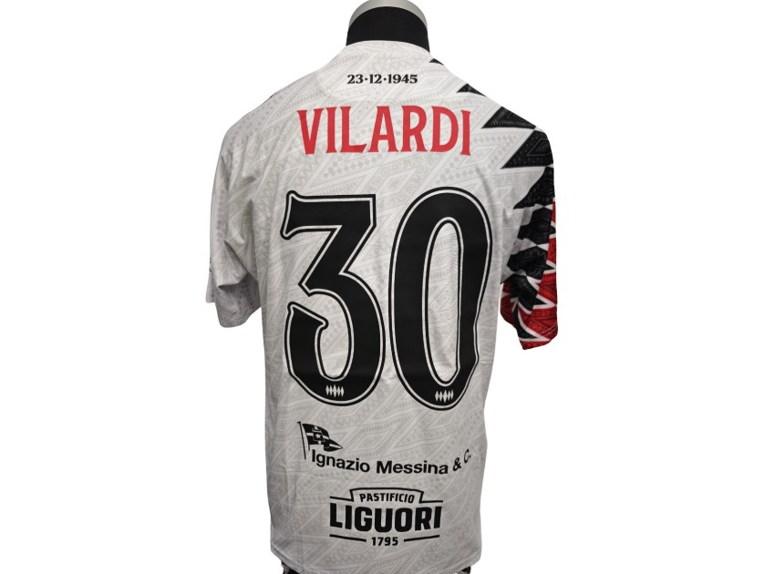 Vilardi's Comemmorative Match-Worn Shirt + Shorts, Latina vs Sorrento 2026 - 80th Anniversary with RF78 Patch