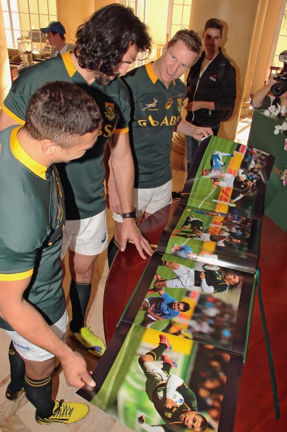 South African Springbok Rugby Opus Limited Edition Signed by Two Boks Captains