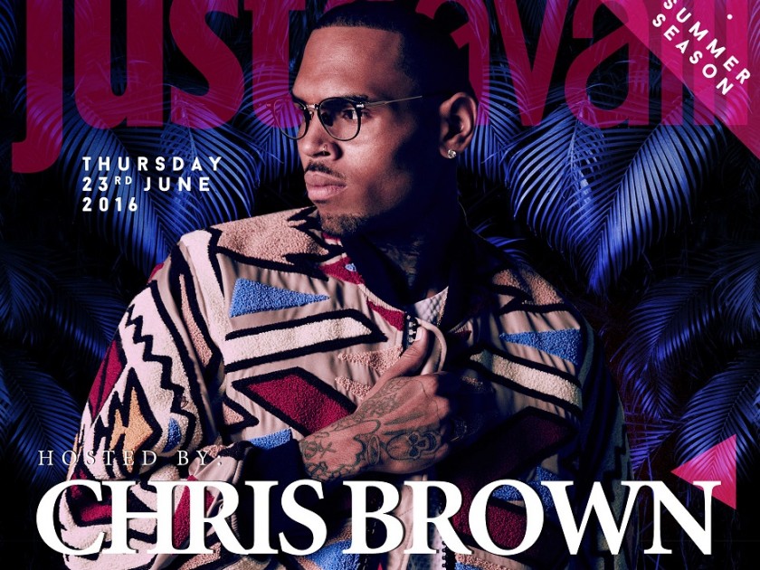 Chris Brown DJ Set: Spend the night in the VIP Area at the Just Cavalli Club, Milan - 23 June