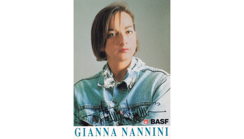Cartolina "Scandalo" autografata da Gianna Nannini