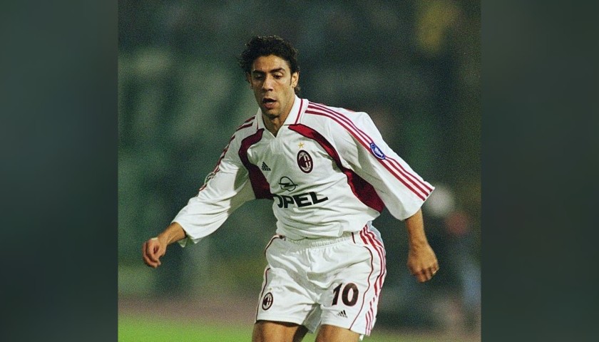 Rui Costa's Official Milan Signed Shirt, 2001/02