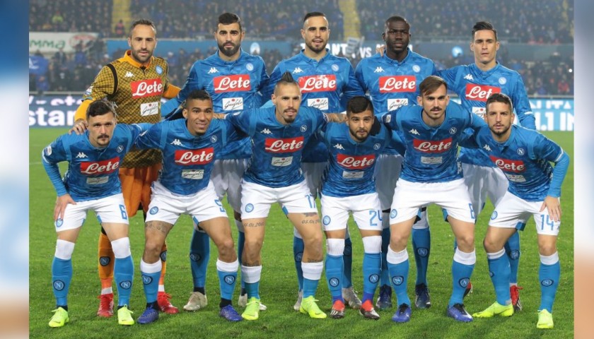 Hamsik's Atalanta-Napoli Signed Shirt with UNICEF Patch