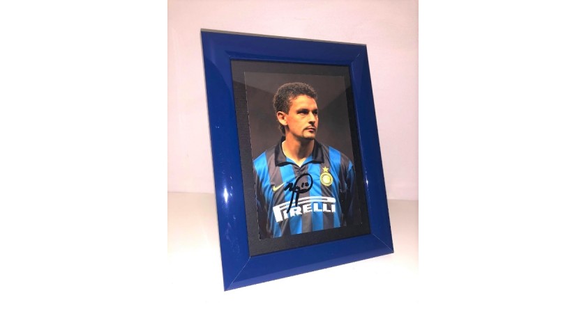 Roberto Baggio Signed Photograph