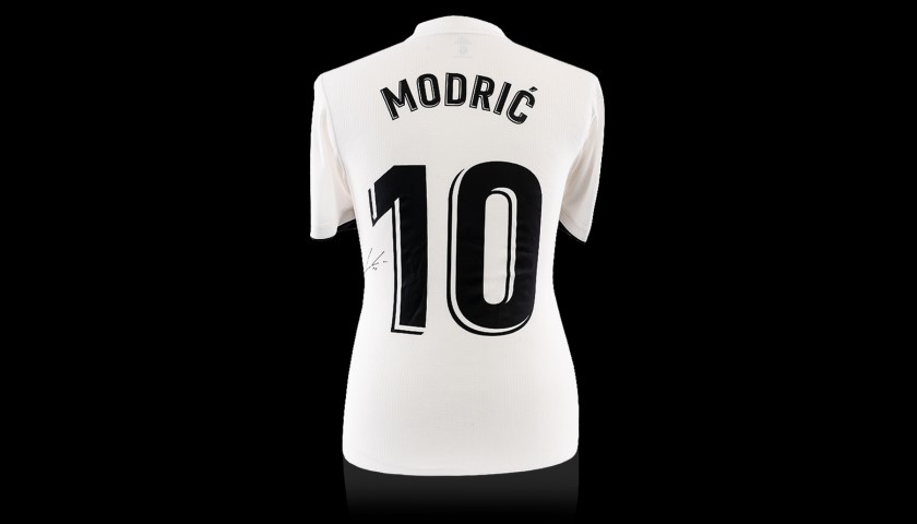Match Worn Luka Modric Signed Real Madrid Shirt