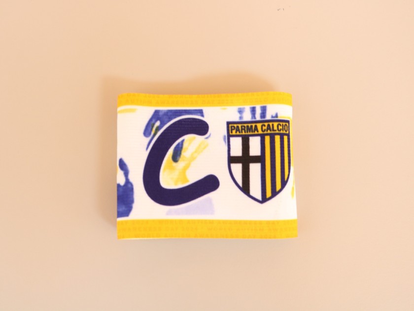 Fascia capitano Parma indossata Parma vs Catanzaro 2024 "Always With Blue"