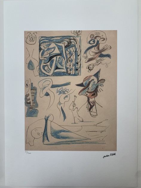 Jackson Pollock Signed Lithograph